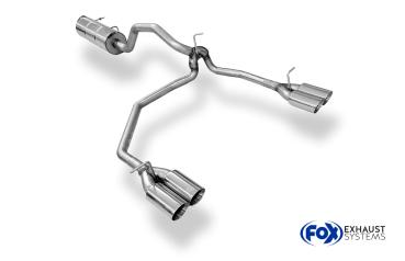 Endschalldämpfer Ausgang rechts/links - 2x100 Typ 25 rechts/links passend für: Ford Raptor